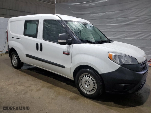 2017 Ram ProMaster City Cargo Van Tradesman with VIN ZFBERFAB3H6E48049, listed as a Copart auction lot 47078265 with 198,206 mi miles and Salvage Title. Bid and sale history available at carsss.com. Image 4.
