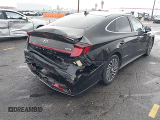 2021 Hyundai Sonata Hybrid SEL with VIN KMHL34JJ2MA026470, listed as a IAAI auction lot 41786171 with 40,157 mi miles. Bid and sale history available at carsss.com. Image 4.