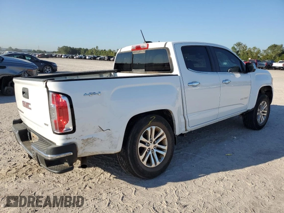 2017 GMC Canyon 4WD SLT with VIN 1GTG6DEN8H1308922, listed as a Copart auction lot 72707454 with 162,308 mi miles and Salvage Title. Bid and sale history available at carsss.com. Image 3.