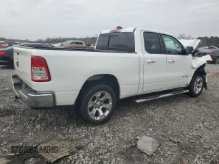 2020 Ram 1500 Big Horn with VIN 1C6RREBT5LN245943, listed as a Copart auction lot 43870225 with 84,038 mi miles and Salvage Title. Bid and sale history available at carsss.com. Image 3.