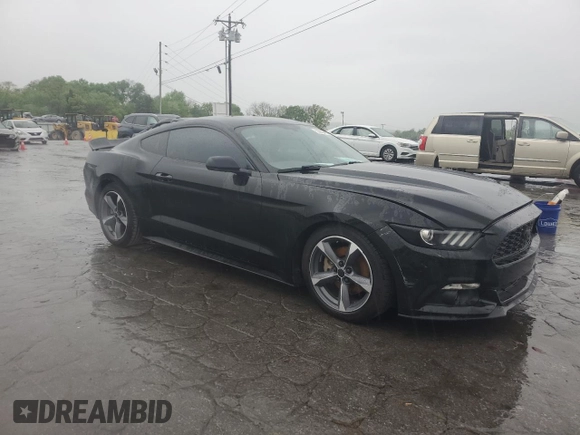 2015 Ford Mustang V6 with VIN 1FA6P8AM6F5318180, listed as a Copart auction lot 53933415 with Not Provided miles and Salvage Title. Bid and sale history available at DreamBid. Image 4.