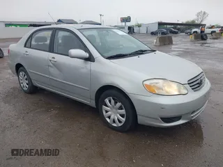 2003 Toyota Corolla CE with VIN 1NXBR38E23Z162446, listed as a IAAI auction lot 41951471 with 176,483 mi miles and . Bid and sale history available at DreamBid. Image 1.