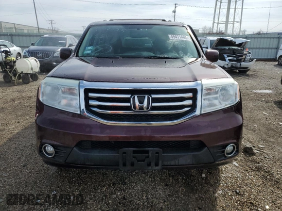 2015 Honda Pilot Touring with VIN 5FNYF4H91FB026824, listed as a Copart auction lot 49471405 with 160,524 mi miles and Salvage Title. Bid and sale history available at DreamBid. Image 5.