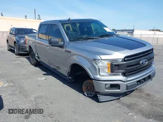 2020 Ford F-150 XL with VIN 1FTEW1E43LKE80078, listed as a IAAI auction lot 41603818 with 66,912 mi miles. Bid and sale history available at carsss.com. Image 1.