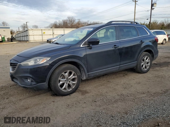 2014 Mazda CX-9 Touring with VIN JM3TB3CV8E0446458, listed as a Copart auction lot 46728585 with 90,394 mi miles and Salvage Title. Bid and sale history available at carsss.com. Image 1.