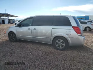 2007 Nissan Quest SL z VIN 5N1BV28U47N132202, wystawiony jako Copart lot #88989405 z przebiegiem 177 845 mil mil oraz Czysty tytuł • Clean title. Historia ofert i sprzedaży dostępna na DreamBid. Obrazek 2.