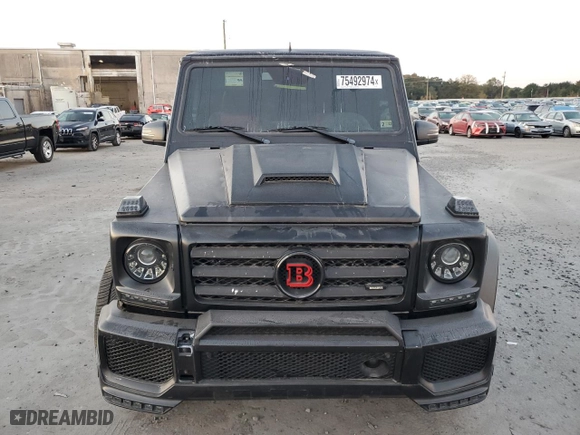 2016 Mercedes-Benz G-Class G 63 AMG with VIN WDCYC7DF8GX246565, listed as a Copart auction lot 75492974 with 35,564 mi miles and Salvage Title. Bid and sale history available at carsss.com. Image 5.