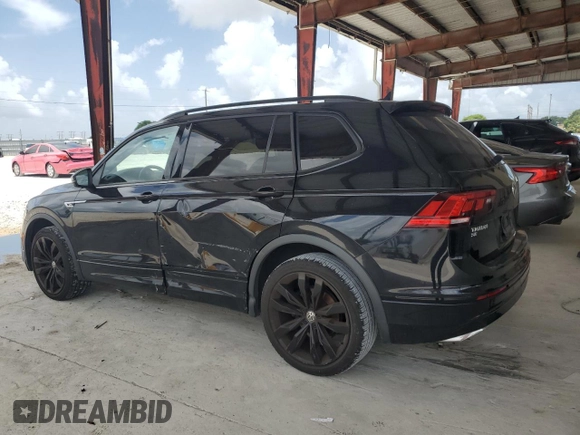 2021 Volkswagen Tiguan SE with VIN 3VV3B7AX4MM095257, listed as a Copart auction lot 60690015 with 61,782 mi miles and Salvage title. Bid and sale history available at DreamBid. Image 2.