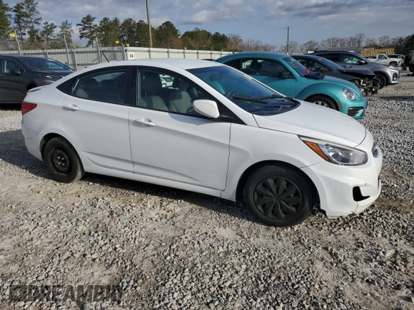 2017 Hyundai Accent SE with VIN KMHCT4AE1HU289136, listed as a Copart auction lot 49955455 with 176,800 mi miles and Salvage Title. Bid and sale history available at carsss.com. Image 4.