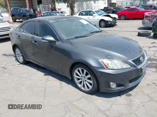 2010 Lexus IS 250 with VIN JTHBF5C29A5108167, listed as a IAAI auction lot 42760524 with 276,481 mi miles and . Bid and sale history available at DreamBid. Image 1.