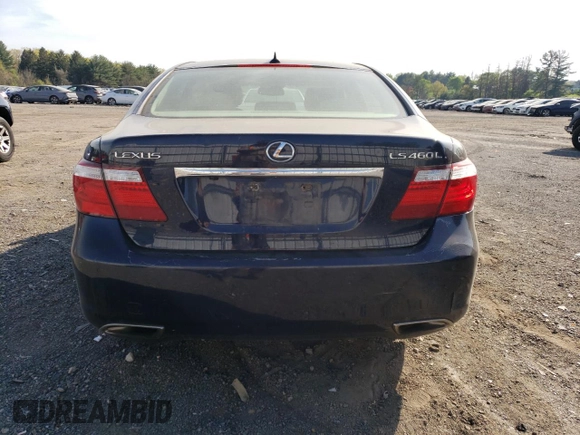 2008 Lexus LS 460 LWB with VIN JTHGL46FX85027700, listed as a Copart auction lot 54122595 with 198,182 mi miles and Salvage Title. Bid and sale history available at carsss.com. Image 6.