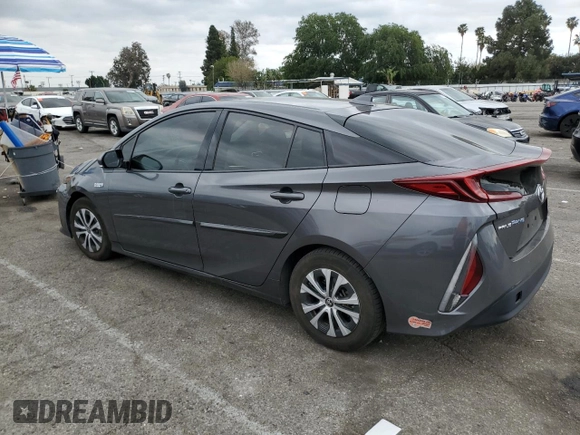 2020 Toyota Prius Prime LE with VIN JTDKARFP8L3143845, listed as a Copart auction lot 51046095 with 121,367 mi miles and Salvage Title. Bid and sale history available at carsss.com. Image 2.