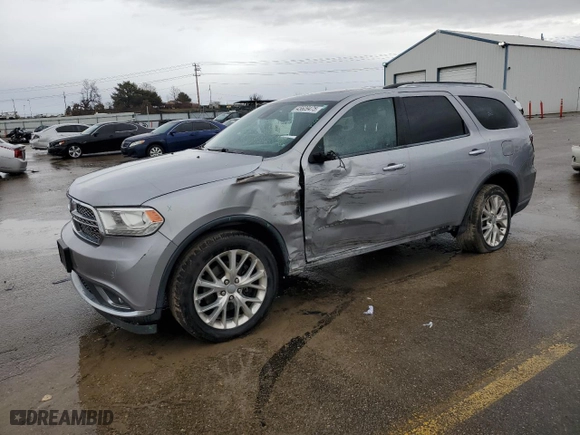 2014 Dodge Durango Citadel with VIN 1C4RDJEG5EC500930, listed as a Copart auction lot 45609475 with 156,839 mi miles and Salvage Title. Bid and sale history available at carsss.com. Image 1.