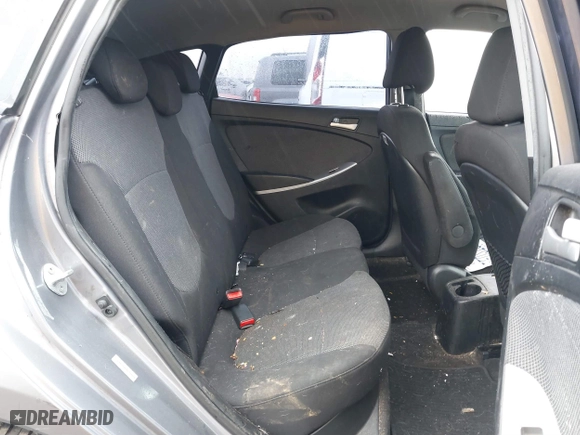 2014 Hyundai Accent GS with VIN KMHCT5AE3EU176306, listed as a IAAI auction lot 41572325 with 179,277 mi miles. Bid and sale history available at carsss.com. Image 8.