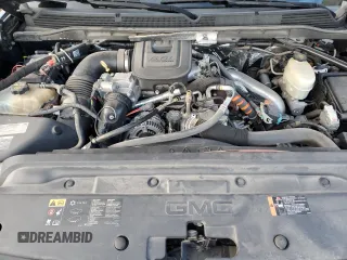 2015 GMC Sierra 2500HD available WiFi Denali with VIN 1GT120E81FF636011, listed as a Copart auction lot 46609505 with 108,242 mi miles and Salvage Title. Bid and sale history available at carsss.com. Image 13.
