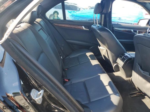 2012 Mercedes-Benz C-Class C 300 Sport with VIN WDDGF8BB8CR204223, listed as a Copart auction lot 52707305 with 201,502 mi miles and Clean Title. Bid and sale history available at carsss.com. Image 10.