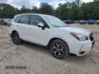2015 Subaru Forester XT Touring with VIN JF2SJGUCXFH820469, listed as a Copart auction lot 62777665 with 90,389 mi miles and Salvage title. Bid and sale history available at DreamBid. Image 4.