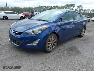 2015 Hyundai Elantra SE with VIN 5NPDH4AE4FH594566, listed as a IAAI auction lot 41854488 with 105,074 mi miles. Bid and sale history available at carsss.com. Image 2.
