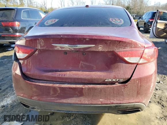 2016 Chrysler 200 S z VIN 1C3CCCBB0GN138790, wystawiony jako Copart lot #88799325 z przebiegiem 120 766 mil mil oraz Szkoda całkowita • Salvage title. Historia ofert i sprzedaży dostępna na DreamBid. Obrazek 6.