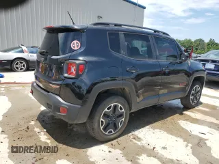 2017 Jeep Renegade Trailhawk with VIN ZACCJBCB9HPG54388, listed as a Copart auction lot 62537115 with 54,897 mi miles and Clean title. Bid and sale history available at DreamBid. Image 3.