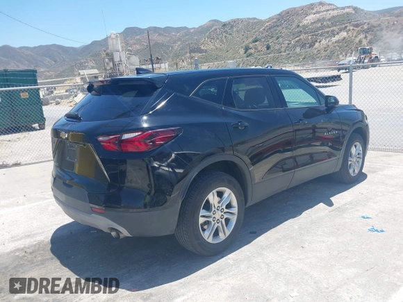 2021 Chevrolet Blazer LT with VIN 3GNKBBRA0MS553005, listed as a IAAI auction lot 42338956 with 93,185 mi miles and . Bid and sale history available at DreamBid. Image 4.