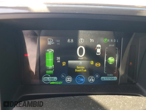 2014 Chevrolet Volt with VIN 1G1RH6E47EU152624, listed as a Copart auction lot 56297575 with 177,104 mi miles and Clean Title. Bid and sale history available at DreamBid. Image 9.
