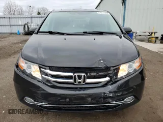 2015 Honda Odyssey Touring Elite with VIN 5FNRL5H91FB504095, listed as a Copart auction lot 53868125 with 176,272 mi miles and Salvage Title. Bid and sale history available at DreamBid. Image 5.