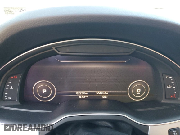 2019 Audi Q7 Premium Plus with VIN WA1LHAF75KD038765, listed as a Copart auction lot 86634074 with 82,298 mi miles and Non repairable. Bid and sale history available at DreamBid. Image 9.
