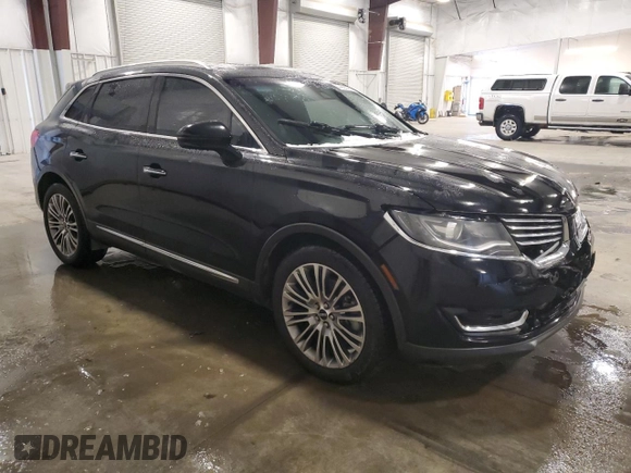 2016 Lincoln MKX Reserve with VIN 2LMTJ8LR2GBL76128, listed as a Copart auction lot 44563065 with 128,934 mi miles and Salvage Title. Bid and sale history available at carsss.com. Image 4.