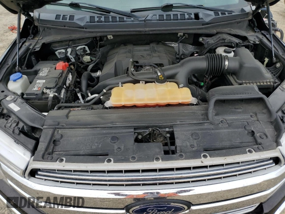 2018 Ford F-150 XL with VIN 1FTEW1EP2JFA90380, listed as a Copart auction lot 60555185 with 141,192 mi miles and Clean title. Bid and sale history available at DreamBid. Image 11.