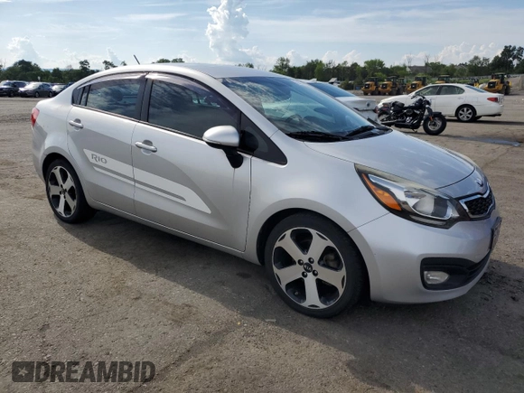 2013 Kia Rio EX with VIN KNADN4A35D6229924, listed as a Copart auction lot 64631465 with 91,953 mi miles and Clean title. Bid and sale history available at DreamBid. Image 4.