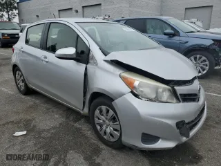 2013 Toyota Yaris L with VIN JTDKTUD34DD549436, listed as a Copart auction lot 43664265 with 193,446 mi miles and Salvage Title. Bid and sale history available at carsss.com. Image 4.