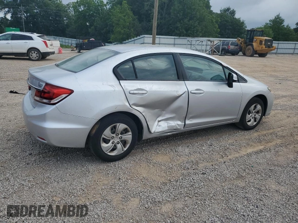 2013 Honda Civic LX z VIN 19XFB2F53DE086680, wystawiony jako Copart lot #58041925 z przebiegiem 112 338 mil mil oraz Szkoda całkowita • Salvage title. Historia ofert i sprzedaży dostępna na DreamBid. Obrazek 3.