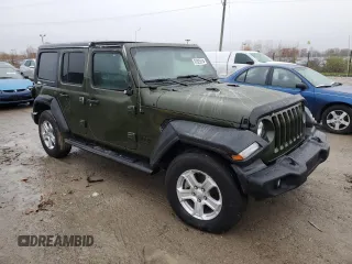 2023 Jeep Wrangler Sport Altitude with VIN 1C4HJXDN2PW569826, listed as a Copart auction lot 81825314 with 16,497 mi miles and Salvage Title. Bid and sale history available at DreamBid. Image 4.