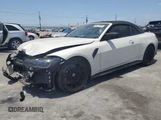 2022 BMW M4 Competition xDrive with VIN WBS33BA0XNCK43697, listed as a Copart auction lot 59272504 with 0 mi miles and Salvage Title. Bid and sale history available at carsss.com. Image 1.