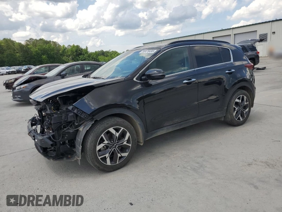 2022 Kia Sportage EX with VIN KNDPN3ACXN7947670, listed as a Copart auction lot 55478495 with 70,257 mi miles and Clean title. Bid and sale history available at DreamBid. Image 1.