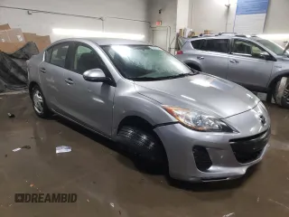 2013 Mazda 3 i Sport with VIN JM1BL1U71D1739648, listed as a Copart auction lot 83089184 with 133,565 mi miles and Salvage title. Bid and sale history available at DreamBid. Image 4.