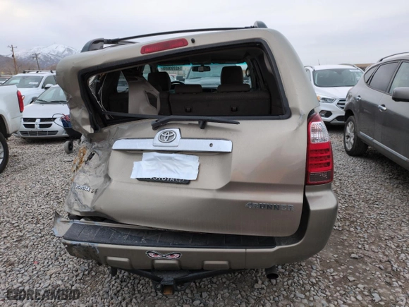 2006 Toyota 4Runner SR5 with VIN JTEZU14R760082923, listed as a Copart auction lot 43793605 with 238,332 mi miles and Salvage Title. Bid and sale history available at carsss.com. Image 6.