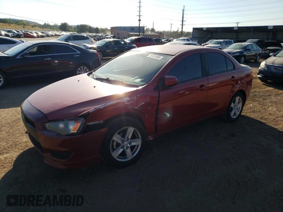 2008 Mitsubishi Lancer DE with VIN JA3AU26U98U015503, listed as a Copart auction lot 75131434 with 162,927 mi miles and Salvage Title. Bid and sale history available at DreamBid. Image 1.