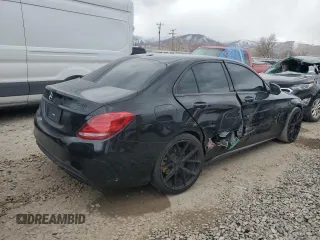2017 Mercedes-Benz C 43 AMG with VIN 55SWF6EB6HU192204, listed as a Copart auction lot 48478805 with 83,487 mi miles and Salvage Title. Bid and sale history available at DreamBid. Image 3.