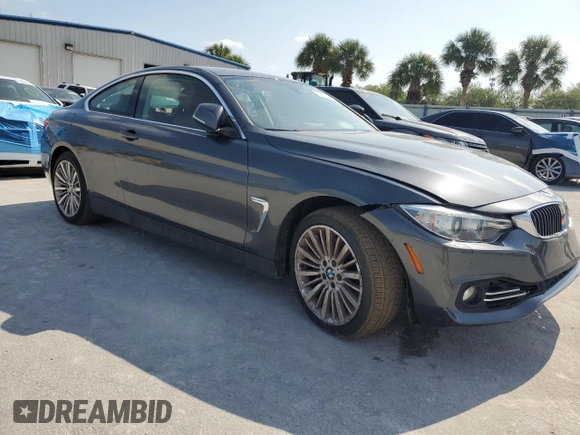 2014 BMW 4 Series 435i xDrive с VIN WBA3R5C5XEK187960, выставлен на аукционе Copart как лот 53506035 с пробегом 79 468 миль миль и Списание • Salvage title. История ставок и продаж доступна на DreamBid. Изображение 4.