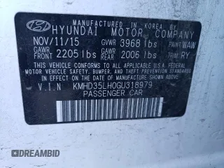 2016 Hyundai Elantra GT with VIN KMHD35LH0GU318979, listed as a Copart auction lot 77449704 with 100,229 mi miles and Salvage Title. Bid and sale history available at carsss.com. Image 14.