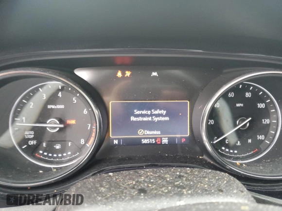 2020 Buick Encore GX Preferred with VIN KL4MMCSL8LB114314, listed as a Copart auction lot 44542685 with 58,515 mi miles and Salvage title. Bid and sale history available at DreamBid. Image 9.