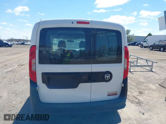 2018 Ram ProMaster City Cargo Tradesman with VIN ZFBERFAB6J6L29222, listed as a IAAI auction lot 41971368 with 142,285 mi miles and . Bid and sale history available at carsss.com. Image 16.