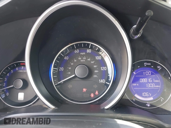 2019 Honda Fit LX with VIN 3HGGK5H49KM733792, listed as a IAAI auction lot 42597164 with 88,161 mi miles and . Bid and sale history available at DreamBid. Image 7.