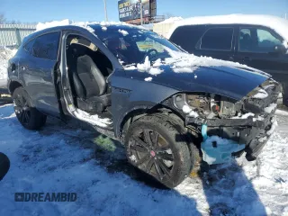 2020 Jaguar E-Pace R-Dynamic S z VIN SADFT2GX1L1008952, wystawiony jako Copart lot #41633475 z przebiegiem 84 849 mil mil oraz Szkody całkowita. Historia ofert i sprzedaży dostępna na DreamBid. Obrazek 4.