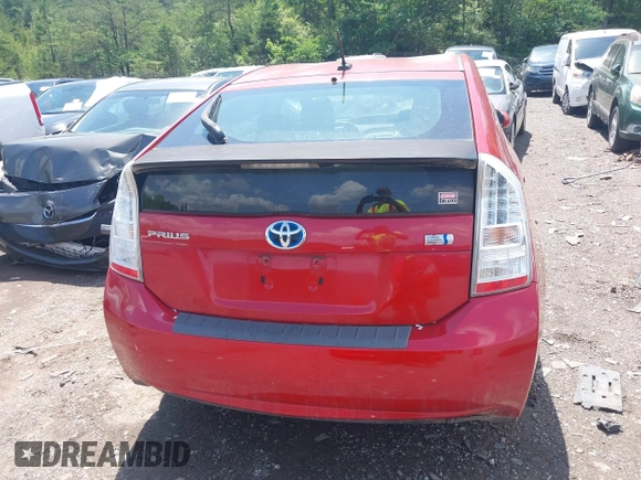 2011 Toyota Prius I with VIN JTDKN3DU2B1443658, listed as a IAAI auction lot 42141442 with 169,456 mi miles. Bid and sale history available at carsss.com. Image 16.