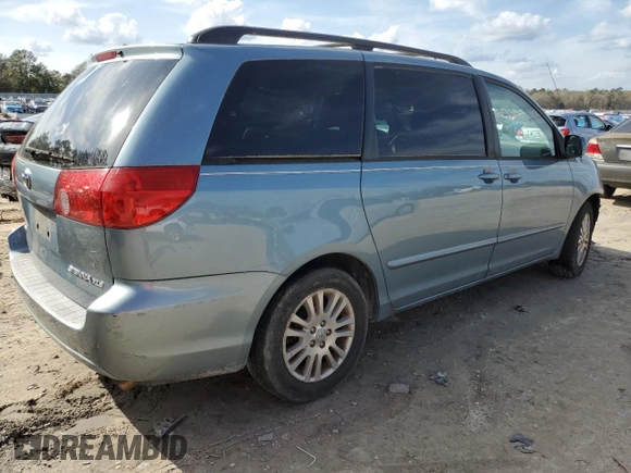 2008 Toyota Sienna XLE with VIN 5TDZK22C68S182817, listed as a Copart auction lot 49111765 with 147,620 mi miles and Salvage Title. Bid and sale history available at carsss.com. Image 3.