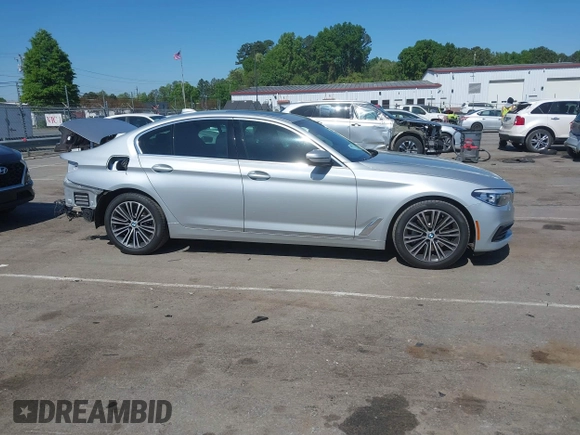 2019 BMW 5 Series 530i with VIN WBAJA5C5XKWW07106, listed as a IAAI auction lot 41977982 with 65,371 mi miles and . Bid and sale history available at carsss.com. Image 13.