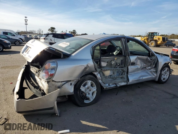2002 Nissan Altima S with VIN 1N4AL11D72C243959, listed as a Copart auction lot 45747095 with 0 mi miles and Salvage Title. Bid and sale history available at carsss.com. Image 3.
